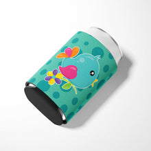 Load image into Gallery viewer, Bird on Teal Polkadots Can or Bottle Hugger BB7100CC