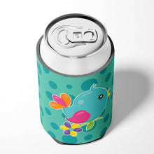 Load image into Gallery viewer, Bird on Teal Polkadots Can or Bottle Hugger BB7100CC