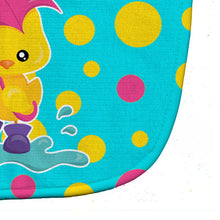 Load image into Gallery viewer, Duck in the Rain on Polkadots Baby Bib BB7101BIB