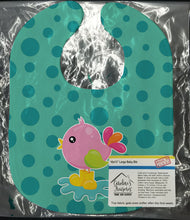 Load image into Gallery viewer, Bird in Rainboots and Puddle Baby Bib BB7103BIB