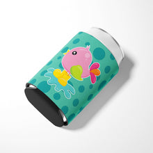 Load image into Gallery viewer, Bird in Rainboots and Puddle Can or Bottle Hugger BB7103CC