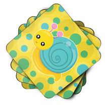 Load image into Gallery viewer, Snail on Polkadots Foam Coaster  BB7104FC