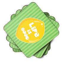 Load image into Gallery viewer, Lemon Life is Good Foam Coaster  BB7108FC