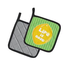 Load image into Gallery viewer, Lemon Life is Good Pot Holders - Set of 2 - Heat-Resistant Kitchen Essentials BB7108PTHD