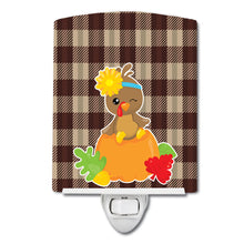 Load image into Gallery viewer, Thanksgiving Baby Turkey Ceramic Night Light BB7113CNL