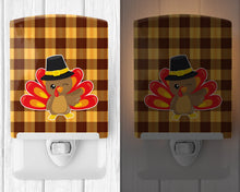 Load image into Gallery viewer, Thanksgiving Turkey Wink Ceramic Night Light BB7114CNL