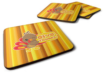 Load image into Gallery viewer, Thanksgiving Turkey Give Thanks Foam Coaster  BB7115FC
