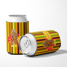 Load image into Gallery viewer, Thanksgiving Turkey Thanks Can or Bottle Hugger BB7116CC