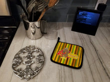 Load image into Gallery viewer, Thanksgiving Turkey Thanks Pot Holders - Set of 2 - Heat-Resistant Kitchen Essentials BB7116PTHD