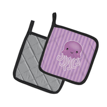 Load image into Gallery viewer, Jellyfish Pot Holders - Set of 2 - Heat-Resistant Kitchen Essentials BB7122PTHD