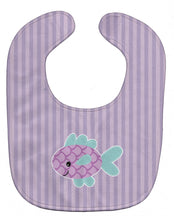 Load image into Gallery viewer, Purple Fish Baby Bib BB7128BIB