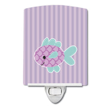 Load image into Gallery viewer, Purple Fish Ceramic Night Light BB7128CNL