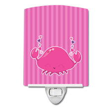 Load image into Gallery viewer, Pink Crab Ceramic Night Light BB7129CNL