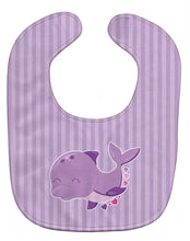 Load image into Gallery viewer, Purple Dolphin Baby Bib BB7132BIB