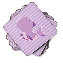 Load image into Gallery viewer, Purple Dolphin Foam Coaster  BB7132FC