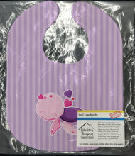 Load image into Gallery viewer, Pink and Purple Turtle Baby Bib BB7133BIB