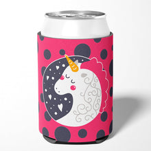 Load image into Gallery viewer, Unicorn Pink Polkadots Can or Bottle Hugger BB7136CC