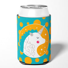 Load image into Gallery viewer, Unicorn Orange Polkadots Can or Bottle Hugger BB7137CC