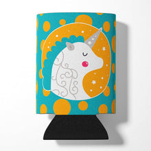 Load image into Gallery viewer, Unicorn Orange Polkadots Can or Bottle Hugger BB7137CC