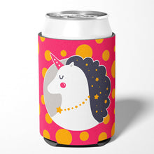 Load image into Gallery viewer, Unicorn Orange Polkadots Can or Bottle Hugger BB7138CC
