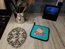 Load image into Gallery viewer, Unicorn Magical Pot Holders - Set of 2 - Heat-Resistant Kitchen Essentials BB7141PTHD