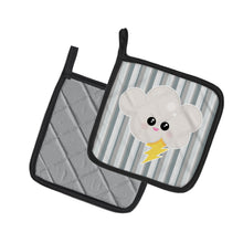 Load image into Gallery viewer, Weather Thuderstorm Face Pot Holders - Set of 2 - Heat-Resistant Kitchen Essentials BB7148PTHD