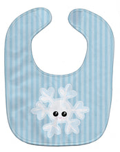 Load image into Gallery viewer, Weather Snowflake Face Baby Bib BB7149BIB