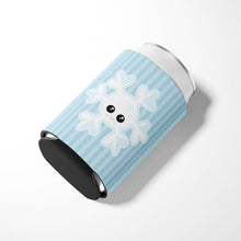 Load image into Gallery viewer, Weather Snowflake Face Can or Bottle Hugger BB7149CC