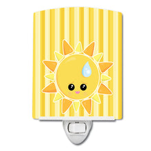 Load image into Gallery viewer, Weather Sun Sprinkle Face Ceramic Night Light BB7150CNL
