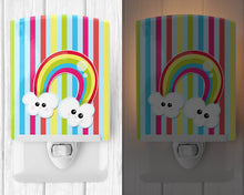Load image into Gallery viewer, Weather Rainbow Face Ceramic Night Light BB7151CNL
