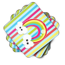Load image into Gallery viewer, Weather Rainbow Face Foam Coaster  BB7151FC