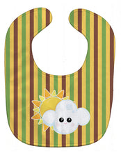 Load image into Gallery viewer, Weather Partly Cloudy Face Baby Bib BB7152BIB