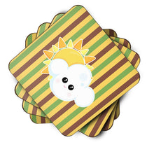 Load image into Gallery viewer, Weather Partly Cloudy Face Foam Coaster  BB7152FC
