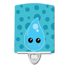 Load image into Gallery viewer, Weather Rain Drop Face Ceramic Night Light BB7153CNL