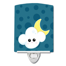 Load image into Gallery viewer, Weather Cloudy Moon Face Ceramic Night Light BB7154CNL