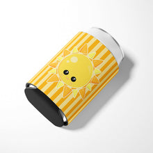 Load image into Gallery viewer, Weather Sunshine Face Can or Bottle Hugger BB7155CC