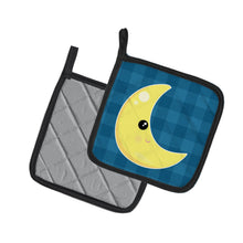 Load image into Gallery viewer, Weather Moon Face Pot Holders - Set of 2 - Heat-Resistant Kitchen Essentials BB7156PTHD