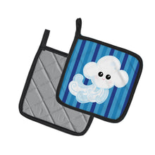 Load image into Gallery viewer, Weather Windy Face Pot Holders - Set of 2 - Heat-Resistant Kitchen Essentials BB7157PTHD