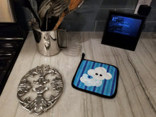 Load image into Gallery viewer, Weather Windy Face Pot Holders - Set of 2 - Heat-Resistant Kitchen Essentials BB7157PTHD