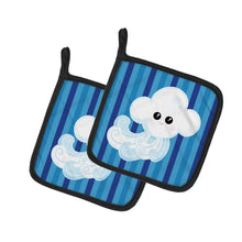 Load image into Gallery viewer, Weather Windy Face Pot Holders - Set of 2 - Heat-Resistant Kitchen Essentials BB7157PTHD