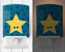 Load image into Gallery viewer, Weather Night Star Face Ceramic Night Light BB7159CNL