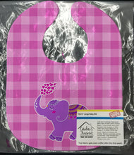 Load image into Gallery viewer, Purple Elephant Baby Bib BB7161BIB