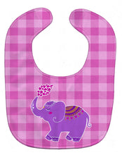 Load image into Gallery viewer, Purple Elephant Baby Bib BB7161BIB