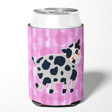 Load image into Gallery viewer, Cow on Pink Polkadots Can or Bottle Hugger BB7162CC