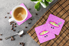 Load image into Gallery viewer, Pink Bowl of Cereal Foam Coaster  BB7163FC