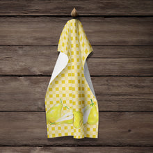 Load image into Gallery viewer, Pears on Basketweave Kitchen Towel – Artistic Dish Towel for Everyday Use BB7179KTWL