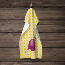 Load image into Gallery viewer, Beet Root on Basketweave Kitchen Towel – Artistic Dish Towel for Everyday Use BB7185KTWL