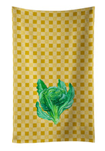 Load image into Gallery viewer, Broccoli on Basketweave Kitchen Towel – Artistic Dish Towel for Everyday Use BB7186KTWL