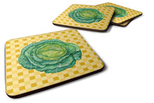 Load image into Gallery viewer, Cabbage on Basketweave Foam Coaster  BB7187FC