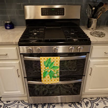 Load image into Gallery viewer, Candlenut on Basketweave Kitchen Towel – Artistic Dish Towel for Everyday Use BB7188KTWL